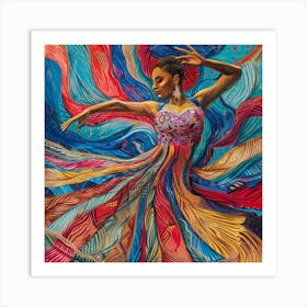 Latin Dancer Art Print