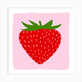 Cute Strawberry Art Print