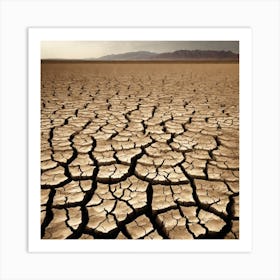 Arid Desert Art Print