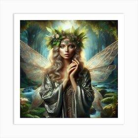 Fairy In The Forest 10 Art Print