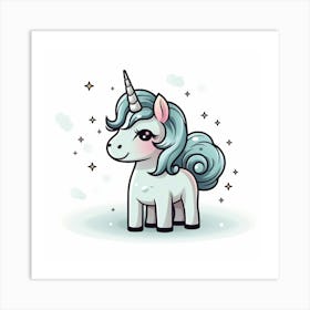 Cute Unicorn 271 Art Print