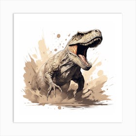 T-Rex 1 Art Print