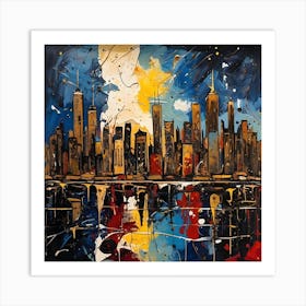 New York City Skyline 2 Art Print