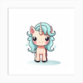 Cute Unicorn 649 Art Print