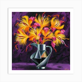 Flowers In A Vase 4 Art Print