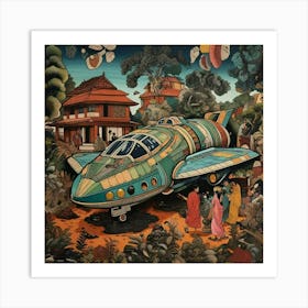 'The Spaceship' Art Print