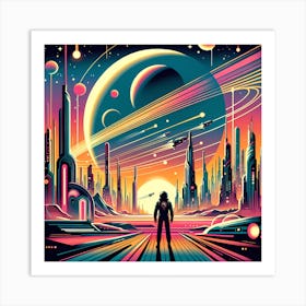 Sci-Fi Poster 1 Art Print