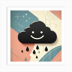 Happy Rain Art Print