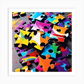 Hole puzzled 2 Art Print