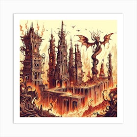 Steam And Fire Art Print