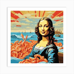 Mona Lisa 5 Art Print