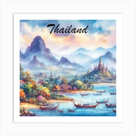 Thailand beach 2 Art Print