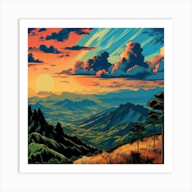 Enchanted Horizon 25 Art Print