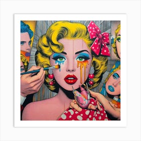 Marilyne Art Print