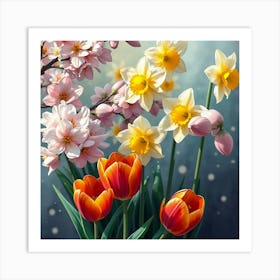 Spring Blooms Art Print