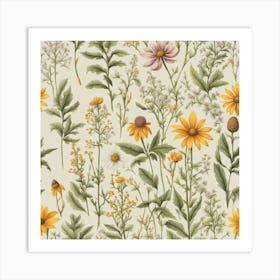 Wildflowers 12 Art Print