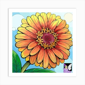 Gerbera Daisy 1 Art Print