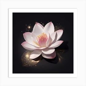  Full Magnolia Flower Bloom Curve More  Art Print