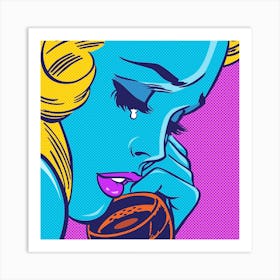 Phonegirl B Art Print