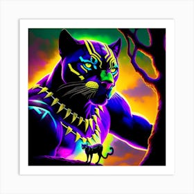 Black Panther Art Print