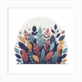 Bushes of Leafs 3 Art Print