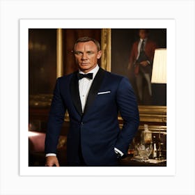 Daniel Craig Art Print