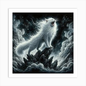 White Wolf 1 Art Print