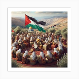 Palestinians Art Print