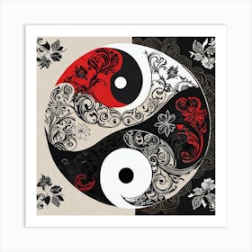 Yin Yang 54 Art Print