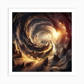 Spiral Vortex Art Print