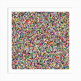 Splatter By Person Art Print