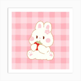 Kawaii Bunny 1 Art Print