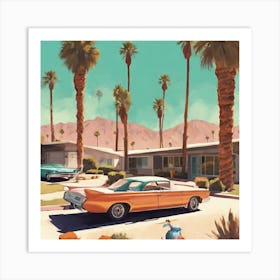 Palm Springs Ride Art Print 1 Art Print