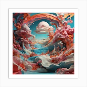 Surreal Dreamscape Art Print