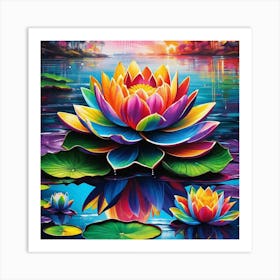 Lotus Flower 59 Art Print