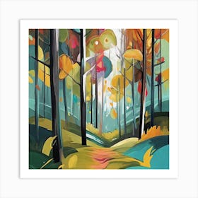 Forest Path Art Print