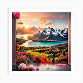 Beautiful picture Ai Art Print