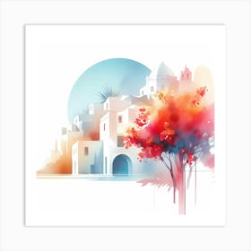 Watercolor Painting 5 Art Print