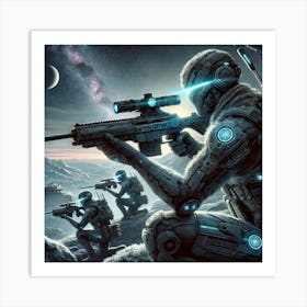 Voidborn Snipers Shadow Strike Art Print