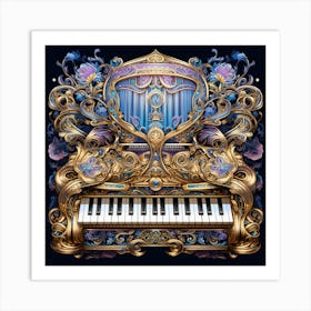 Piano Keys Art Print