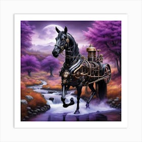 Steampunk Horse Art Print