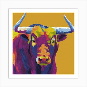 Bull Canvas Art Art Print