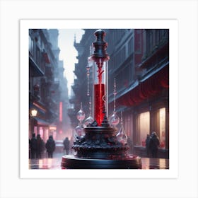 Blood On The Streets Art Print