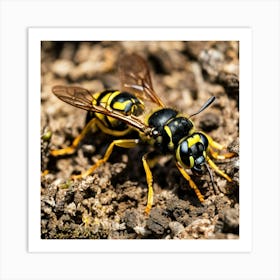 Wasp photo 1 Art Print