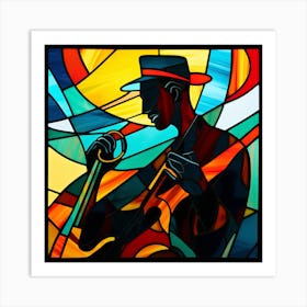 Jazz Musician 8 Art Print