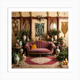 Bohemian Living Room 7 Art Print