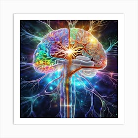 Human Brain 101 Art Print