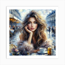 Paris Cafe Art Print