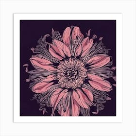 Pink Flower Art Print