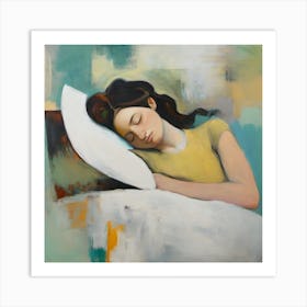 Dreaming Girl Art Print